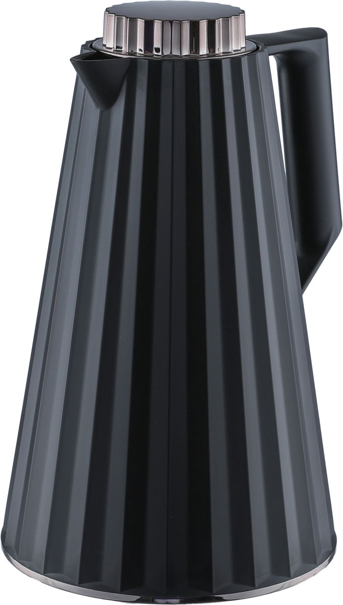 ترمس فيجو اليجانس، 1 لتر،حافظة داخلية زجاج، غطاء نيكل - اسود product image 2
