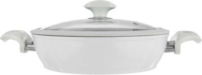 طقم قدور جرانيت بغطاء زجاج فالز، 9 قطع - بيج فاتح product image 4