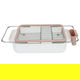 Al Saif Gallery steel dish stand, with plastic base - silver product image 1