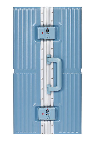 طقم شنط سفر بولي كربونات ليمرا، 2 مقاس، 4 عجلات، LMA-1917 - ازرق product image 7