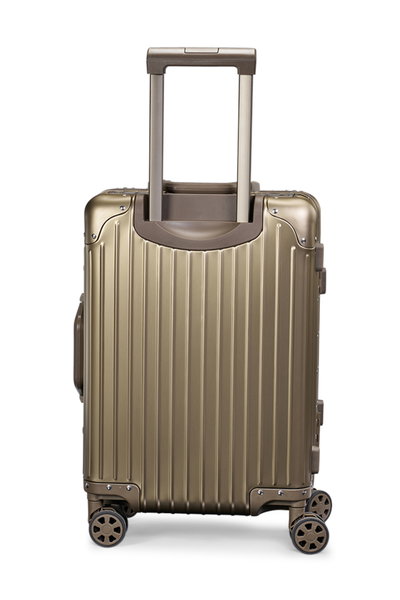 شنطة سفر الومنيوم ليمرا، 20 بوصة، 4 عجلات، RM-603 - ذهبي product image 5