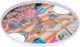 Al Saif Gallery Steel Serving Tray, 31 x 31 x 2 cm, Round - Multicolor product image 2