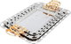 Al Saif Gallery steel topper set, rectangular, 3 pieces - silver product image 1
