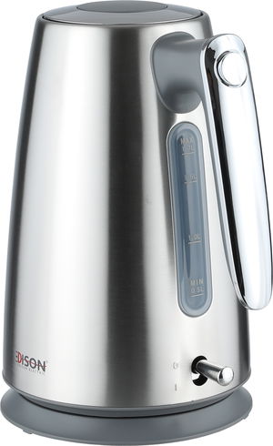 غلاية كهربائية استيل إديسون، 2200 واط، 1.7 لتر، K012HN - رمادي فضي product image 2