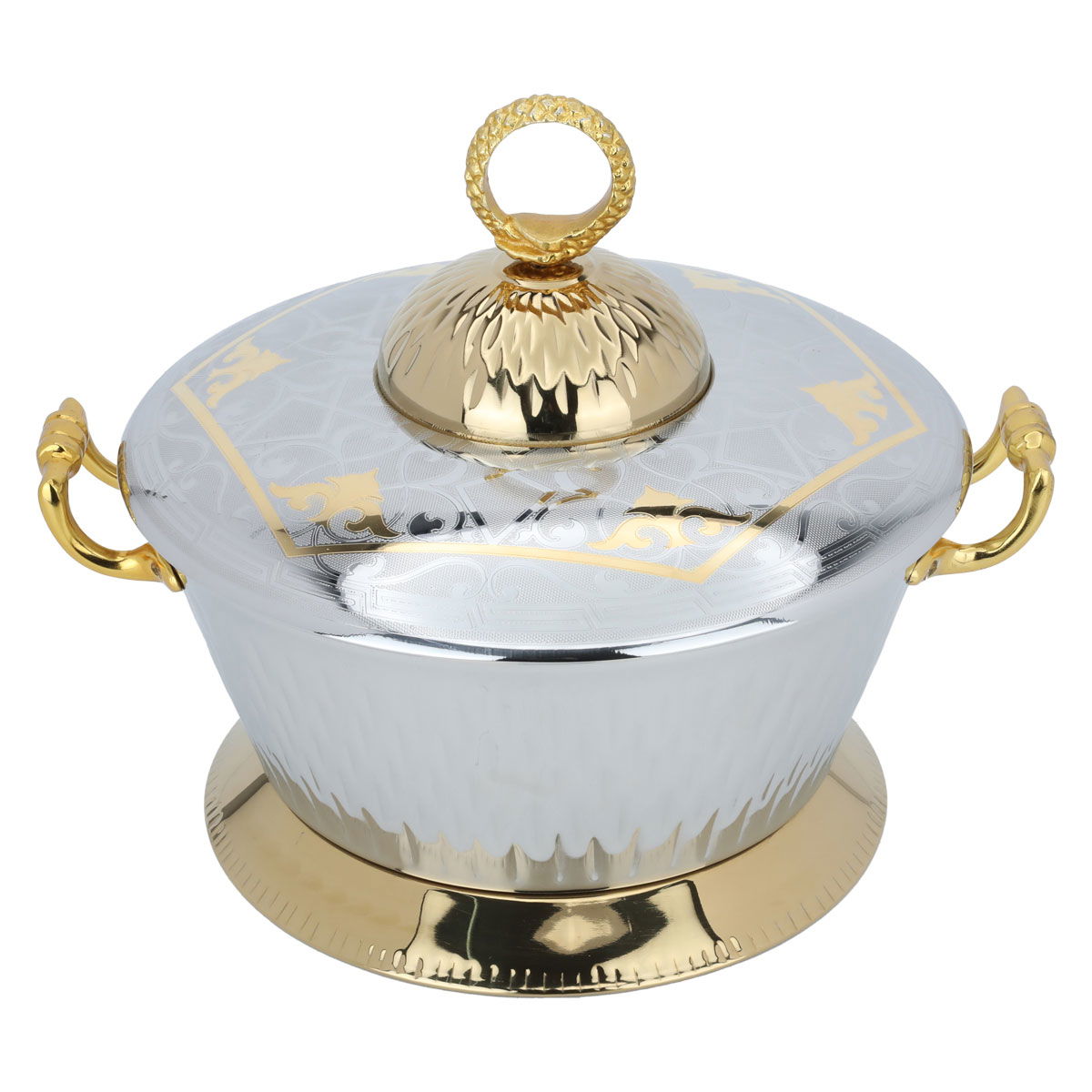 Al Saif Gallery Steel Food Container, 3.5 Liter, Lever Base - Silver product image 2