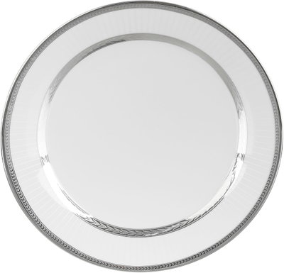 Ridge Porcelain Dinnerware Set, 122 Pieces - White Silver product image 4