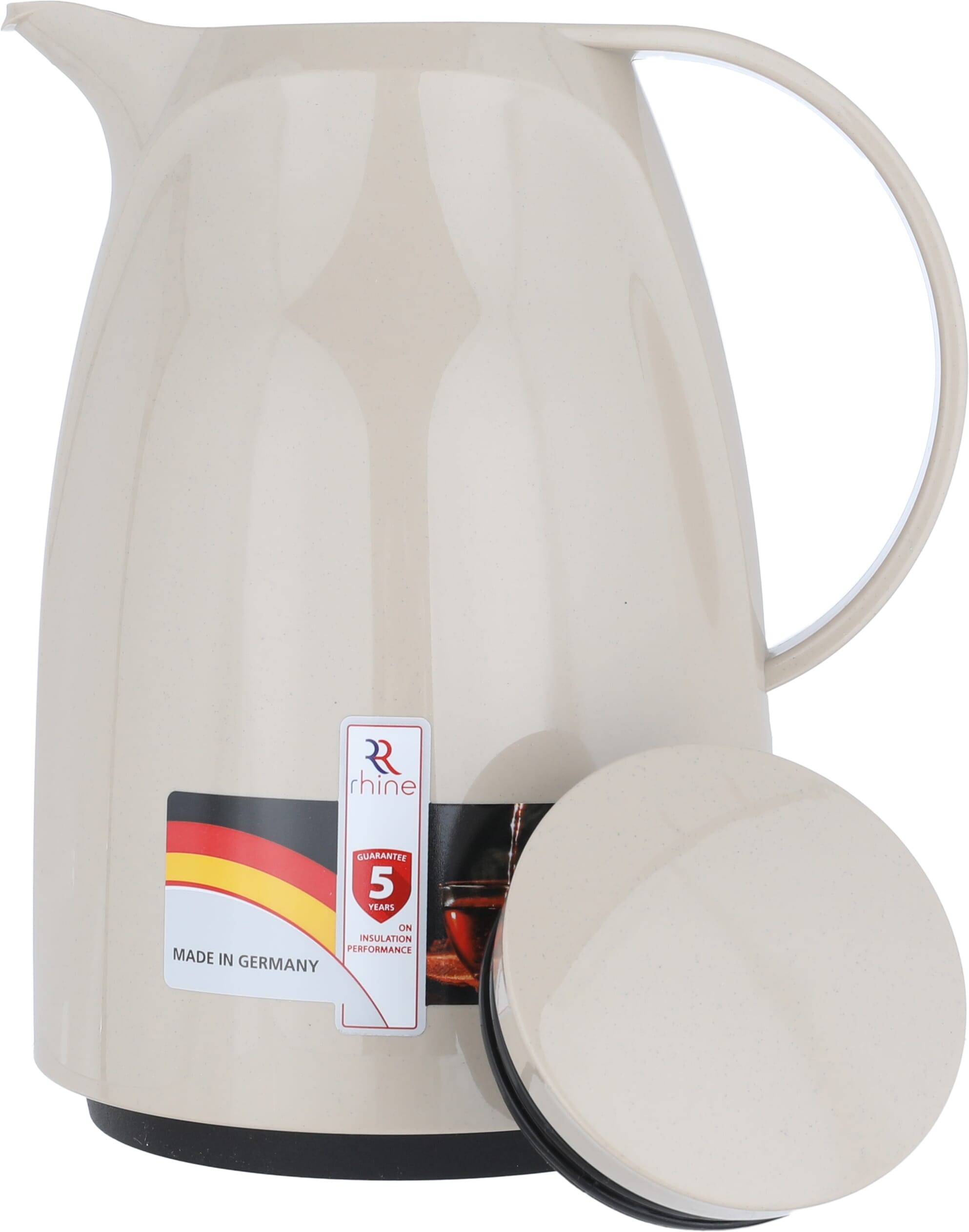 ترمس ماركوتيك الراين، 1.5 لتر، حافظة داخلية زجاج، هيكل خارجي بلاستيك - بني product image 4
