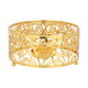 Al Saif Gallery steel heating base, 14 x 14 x 7 cm, round - gold product image 1