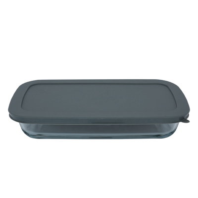 صينية فرن زجاج السيف غاليري ماكس، 1.5 لتر، 29.7x17.7x5 سم، بغطاء - شفاف product image 2