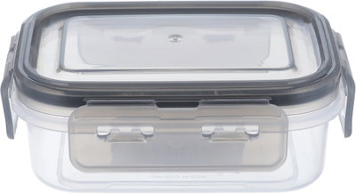 حافظة طعام بلاستيك بغطاء السيف غاليري، 270 مل، 13x9x5 سم، مستطيل - رمادي product image 3
