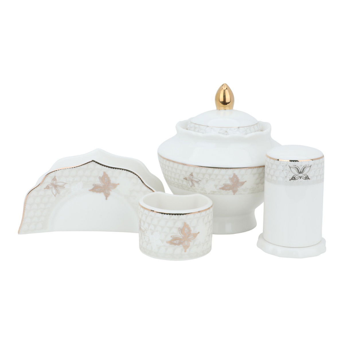 طقم سفرة بورسلان السيف غاليري، 166 - قطع أبيض product image 5