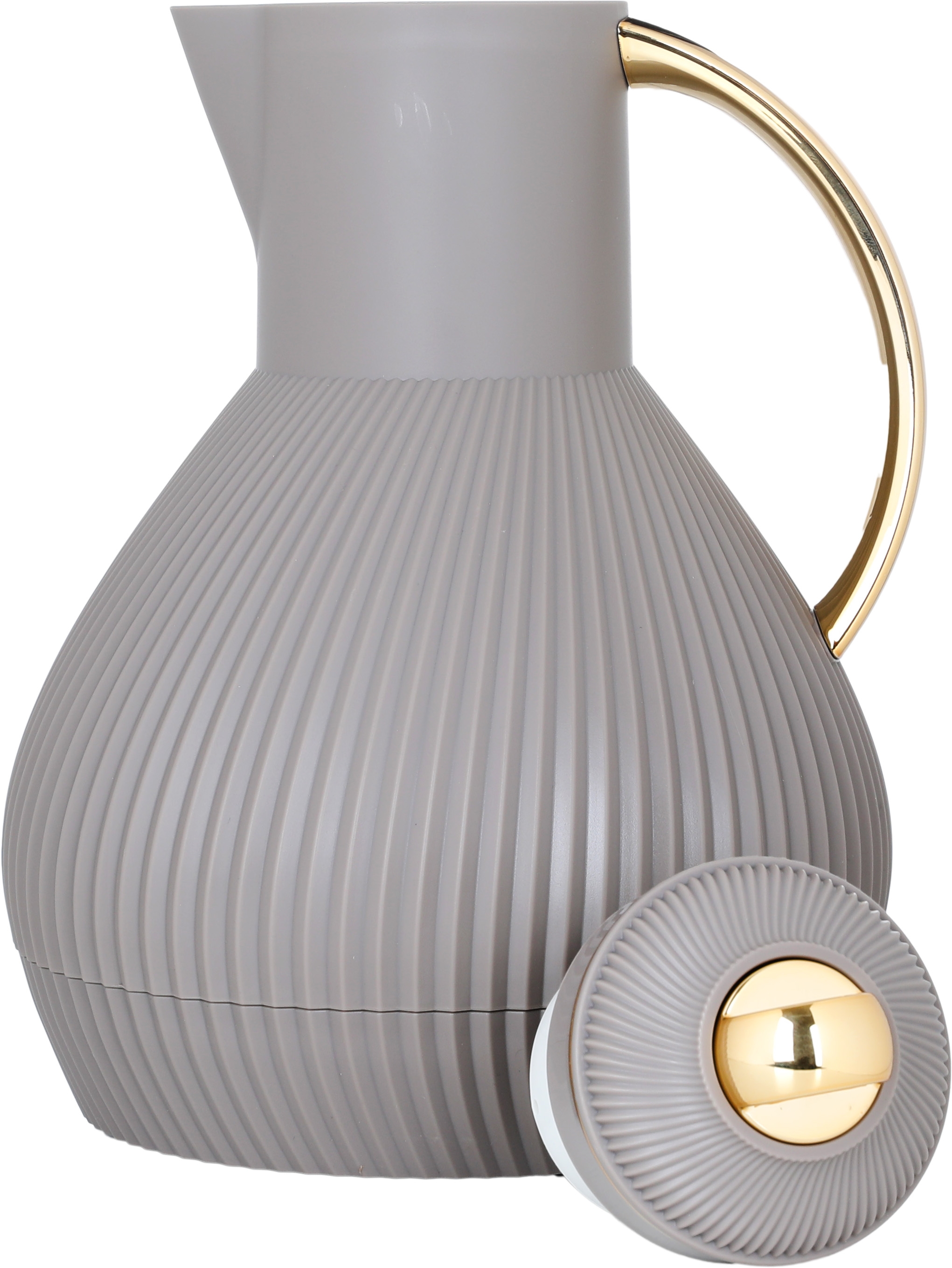 Al Saif Gallery Alia thermos, 1 liter, thermal glass inner shell, plastic outer shell - Cappuccino product image 4