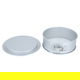 Bake Chef Aluminum Cake Pan, 9 x 3 Inch Round with Lock - Silver product image 2