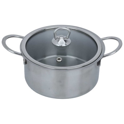 Al Saif Gallery Steel Cooking Pot, 14 cm - Silver product image 2