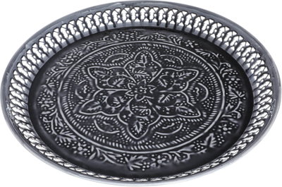 Al Saif Gallery Fabric Round Serving Topper, 33 x 33 x 4.3 cm - Multi-Colour product image 3