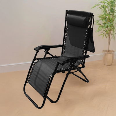 BackComfort Small Foam Floor Chair, 165x65x74 cm, Foldable - Black product image 4
