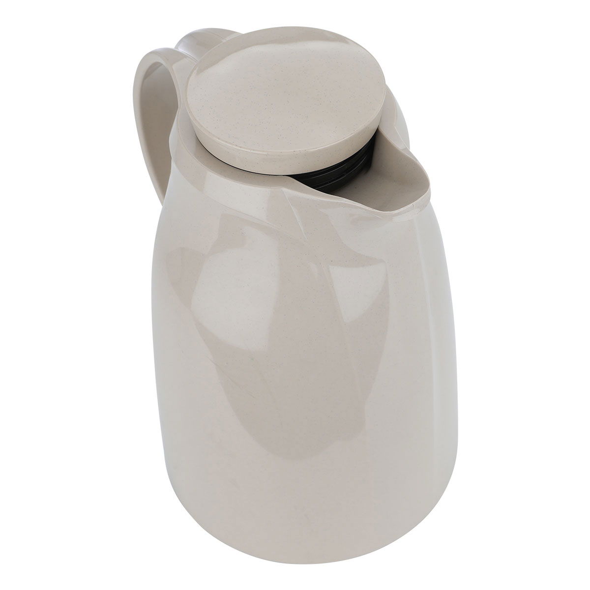 Rhinestone thermos, 2 liters, ribbed, thermal glass inner shell, plastic outer shell - beige product image 2