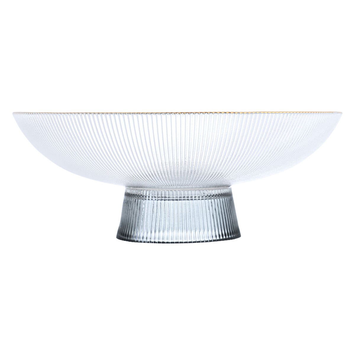 Al Saif Gallery Glass Serving Stand, 25.5X25.5X10 Cm - Clear product image