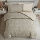 طقم لحاف سرير مشجر كوين مايكروفايبر ريفي، 4 قطع، شرشف مطاط، 12402249023 - بيج مشجر product image 5