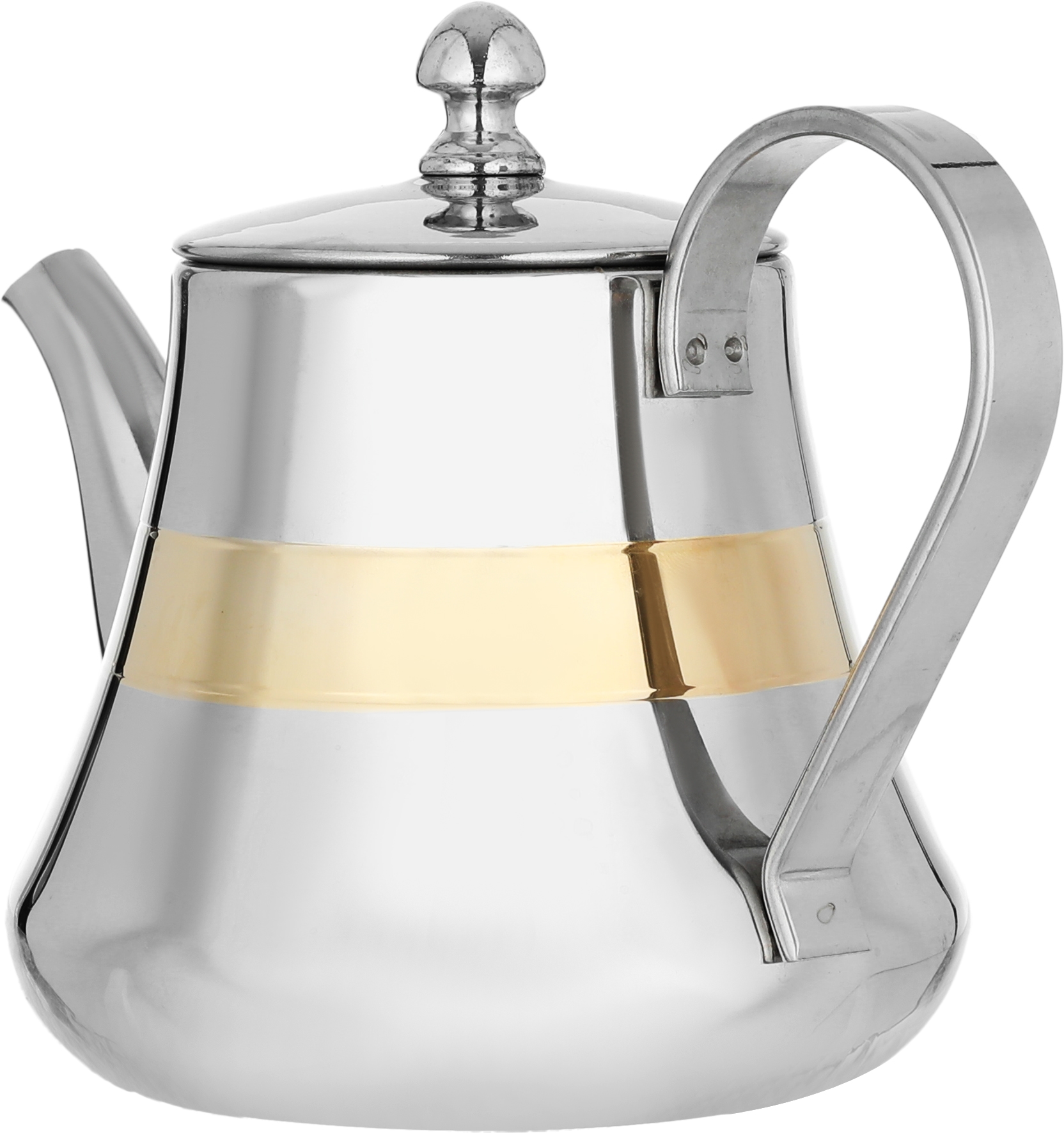 طقم ابريق شاي استيل السيف غاليري، 3 قطع - فضي product image 3