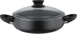 Korkmaz Granite Frying Pan, 2.7 Liters, 24x7 cm - Black product image 2