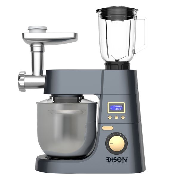عجانة كهربائية إديسون، 1800 واط، 6.5 لتر، 4 وظائف - رمادي غامق product image 2