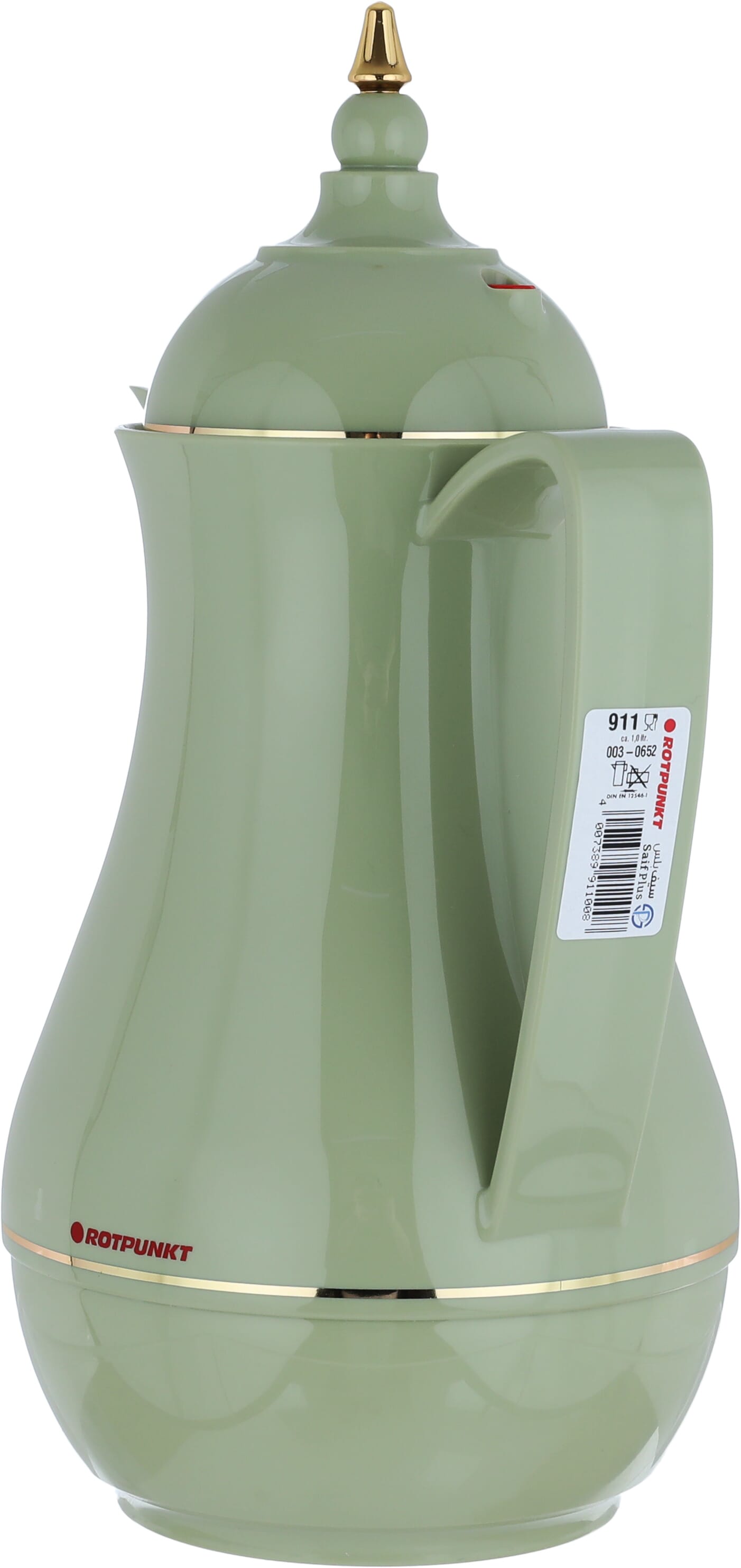 Rotpont thermos, 1 liter, glass inner container, plastic outer shell - green product image 3