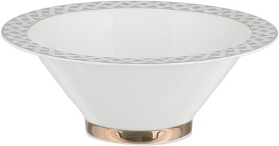 طقم تقديم سفرة بورسلان السيف غاليري، 65 قطعة، نقش ذهبي - أبيض بيج product image 3