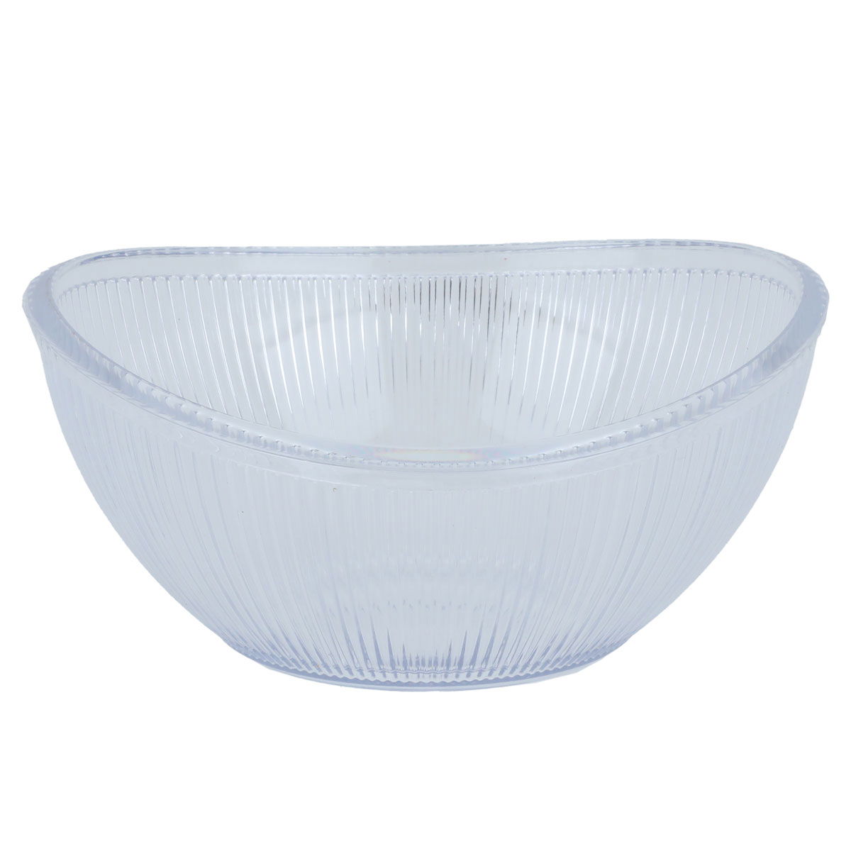 Al Saif Gallery Plastic Serving Plate, 16X14X7 Cm, 550 Ml - Clear product image