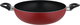 Mr.Cook Deep Teflon Frying Pan, 30 cm, Two Black Handles, Glass Lid - Red product image 4
