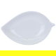 Al Saif Gallery melamine plate, 7 inches, leaf shape - white product image 2