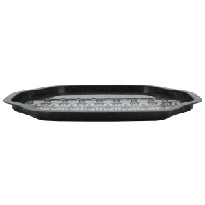 صينية معدن السيف غاليري، 33×28×1.7 سم، بنقش - أسود product image 2