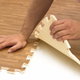 Kangaroo 11151515518 Parquet Foam Flooring, 60 x 60 meters, 1 cm thick, 4 interlocking tiles - Wood Brown product image 2