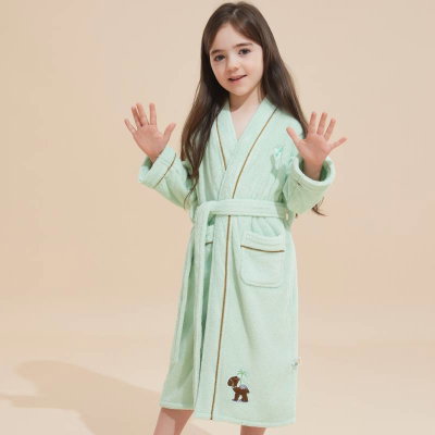 روب اطفال كورال فليس ريفي، 60×27 سم - اخضر فاتح product image 3