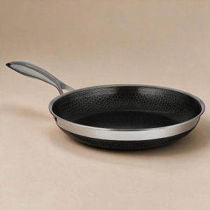 Cookcell Ceramic Frying Pan, 22 cm - Black Silver product image