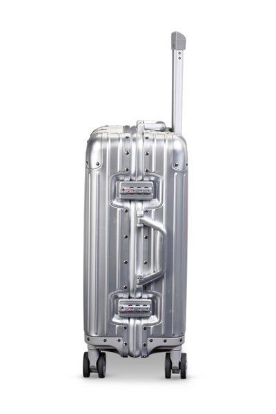 شنطة سفر الومنيوم ليمرا، 20 بوصة، 4 عجلات، RM-600 - فضي product image 4