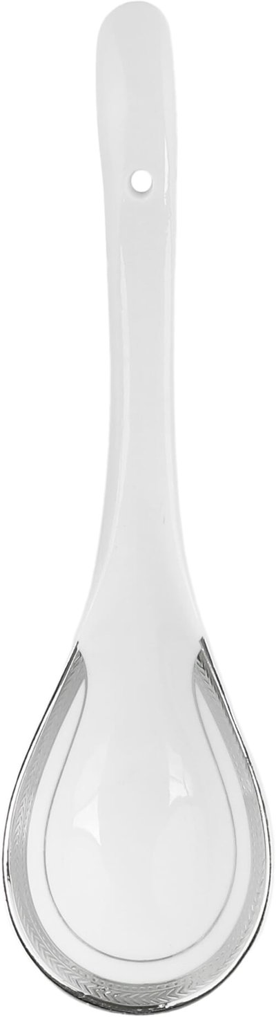 Ridge Porcelain Dinnerware Set, 122 Pieces - White Silver product image 8