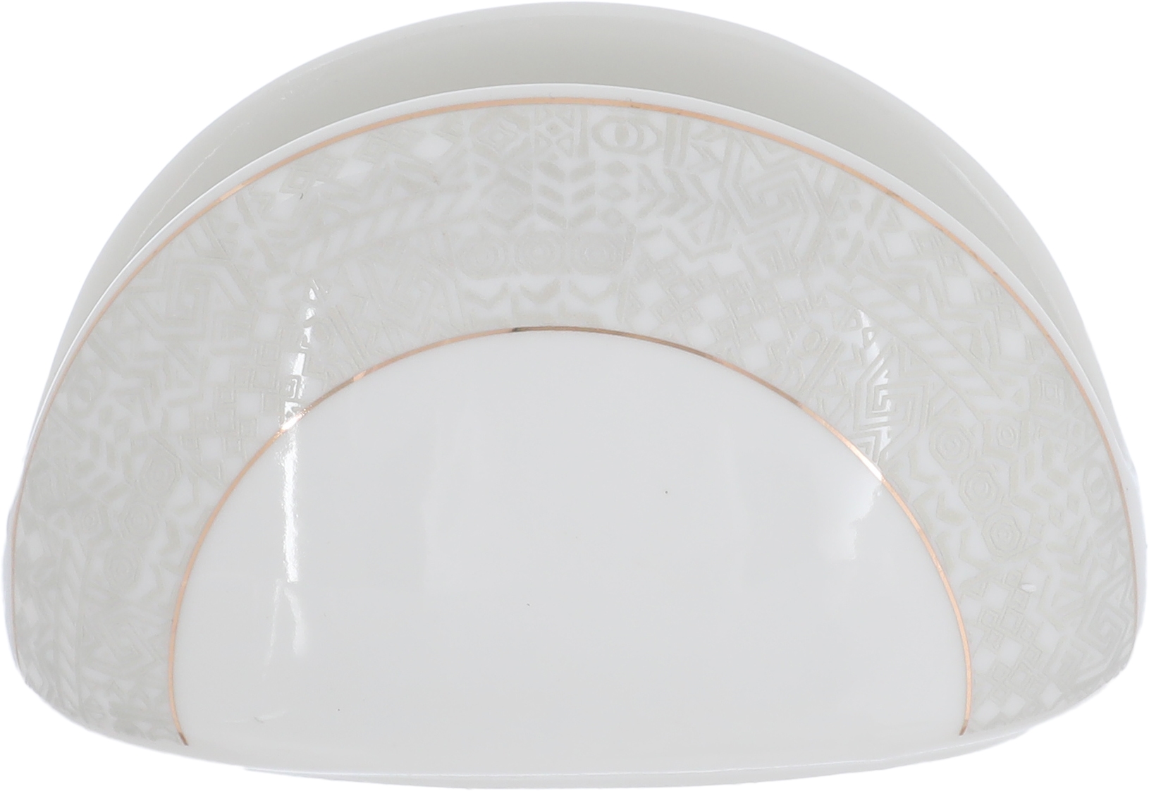 Victoria Al Saif Gallery porcelain dining set, 65 pieces, golden-white pattern product image 15