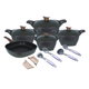 Neokline Granite Cookware Set, 14 Pieces - Dark Purple product image 2
