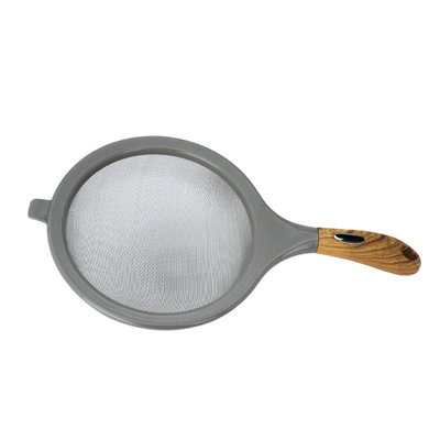 مشخل سيليكون السيف غاليري، يد خشب، حافة سيلكون، 8 سم - رمادي product image 3