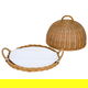 Al Saif Gallery Round Wicker Serving Basket With Cover, 34 X 34 X 24 Cm - Beige product image 3