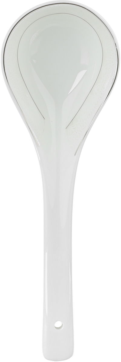 طقم تقديم سفرة بورسلان السيف غاليري، 86 قطعة - أبيض فضي product image 9