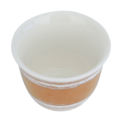 طقم فناجين قهوة عربية بورسلان السيف غاليري، مذهب، 12 قطعة - أبيض product image 3