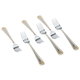 طقم شوك السيف غاليري، 6 قطع - فضي ذهبي product image 2