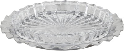 Al Saif Gallery Glass Serving Dish Set, 1 1/14 cm, 4 Pieces, Stainless Steel Base - Clear Silver product image 3