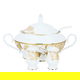 طقم سفرة بورسلان السيف غاليري، 61 قطعة - ابيض ذهبي product image 7