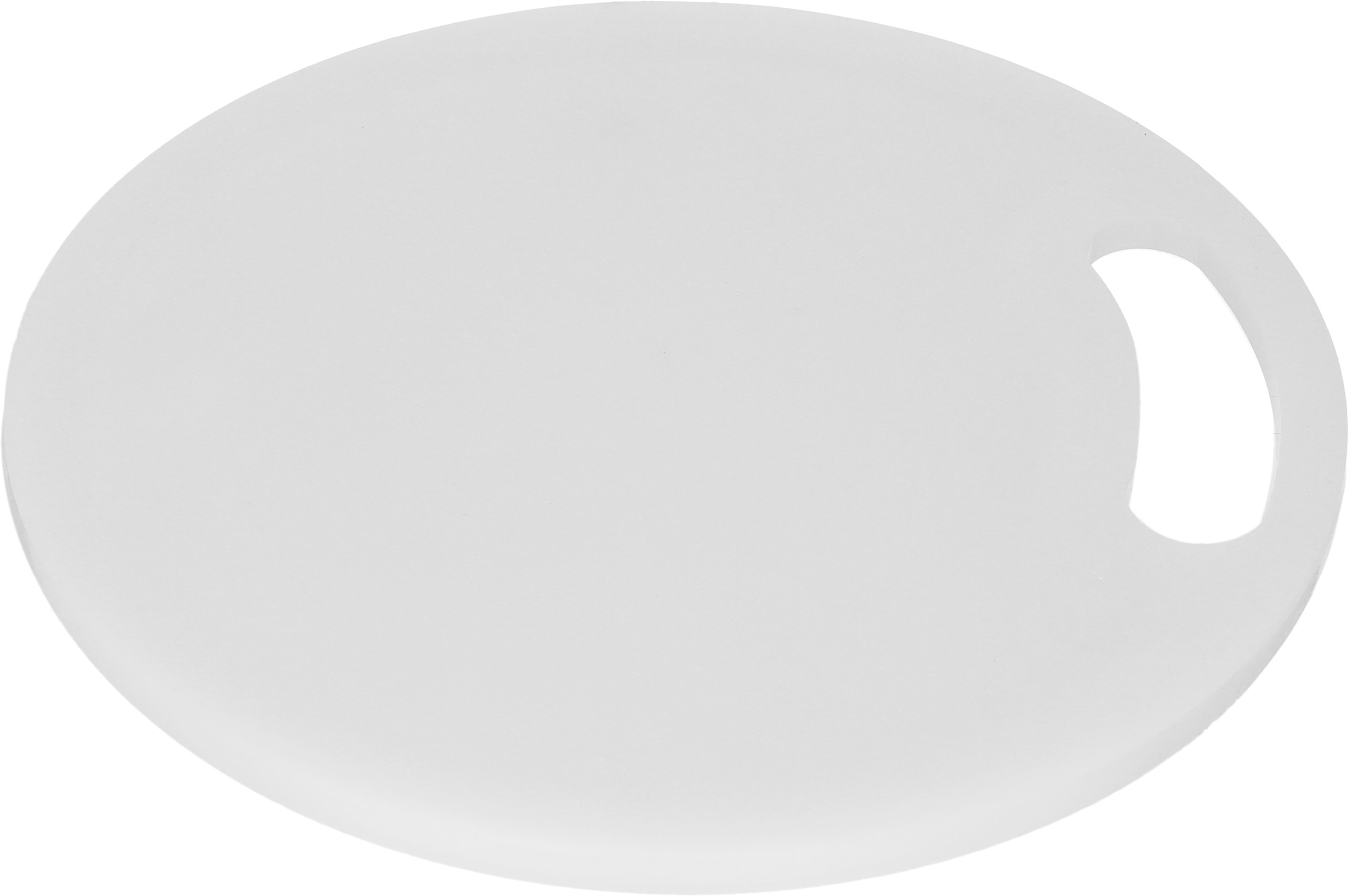 Al Saif Gallery Plastic Cutting Board, 30x30x1, Round, Large - White product image 1