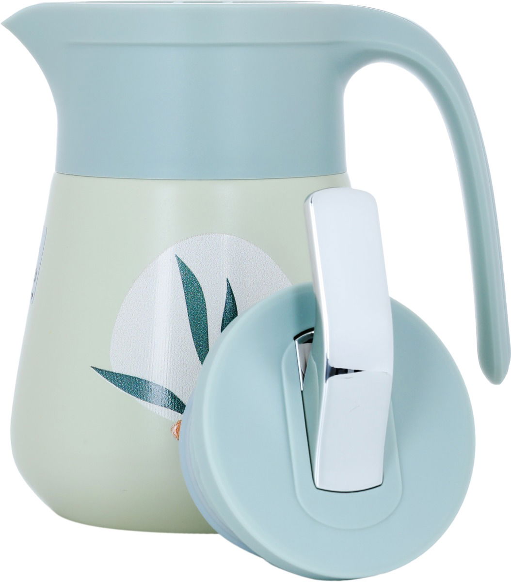 Gloria Glass Thermos, 500 ml, plastic outer shell - light green product image 6