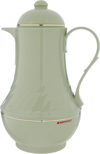 Rotpont thermos, 1 liter, glass inner container, plastic outer shell - light green product image 2