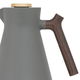 ترمس امادا إفرست، 1لتر، حافظة داخلية زجاج حراري، يد خشبي - رمادي غامق product image 3